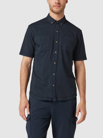 Tom Tailor Vrijetijdsoverhemd met button-downkraag Marineblauw - 4