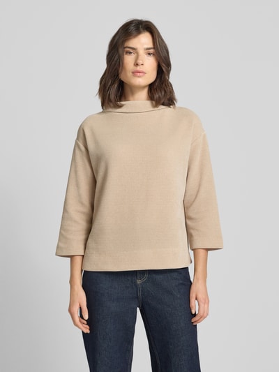 OPUS Sweatshirt mit 3/4-Ärmel Modell 'Goheme' Beige 4