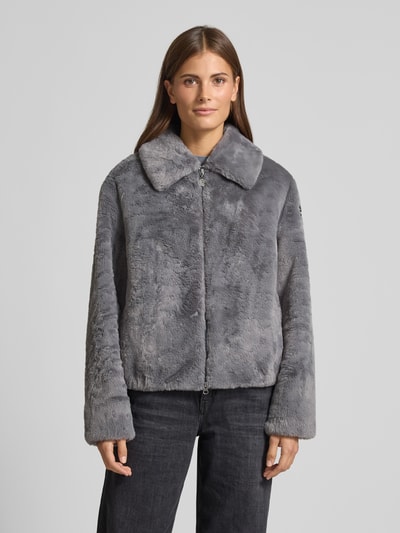 Frieda & Freddies Jacke aus Kunstfell Modell 'XAVI' Dunkelgrau 4