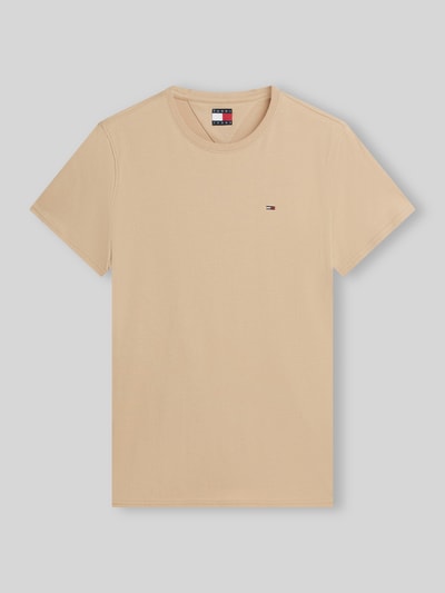 Tommy Jeans Regular Fit T-Shirt aus reiner Baumwolle Beige 2