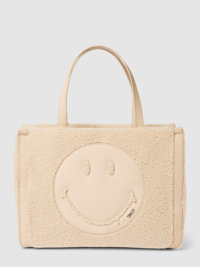 Weat Handtasche mit Teddyfell Modell 'Smiley® Cozy' Beige 2