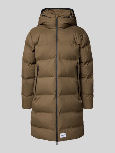 khujo Steppmantel mit Label-Patch Modell 'Caius' Cognac 2