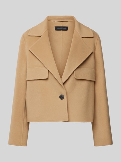 Weekend Max Mara Jacke mit Pattentaschen Modell 'KELLY' Camel 2