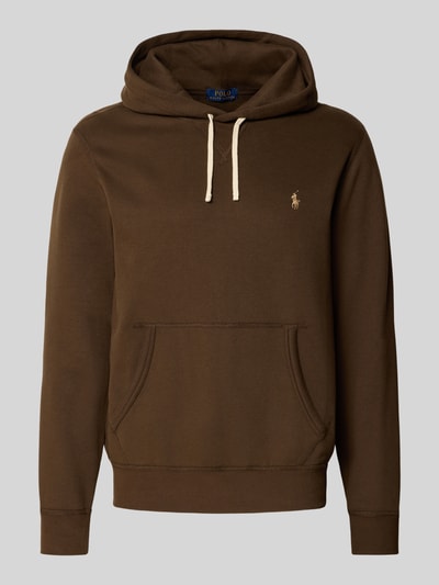Polo Ralph Lauren Regular fit hoodie met logostitching Middenbruin - 2