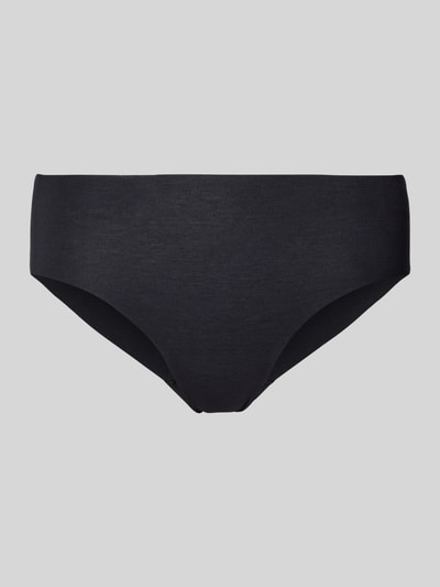 Hanro Slip aus glattem Baumwoll-Mix Modell 'INVISIBLE COTTON' Black 1