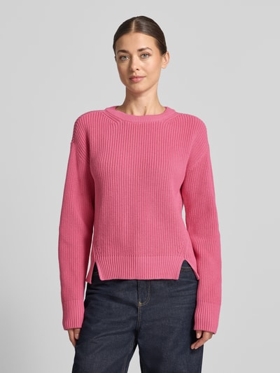 Jake*s Casual Slim Fit Pullover aus reiner Baumwolle  Pink 4