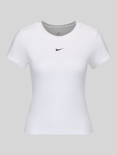 Nike T-Shirt mit kleinem Logo-Detail Weiss 2