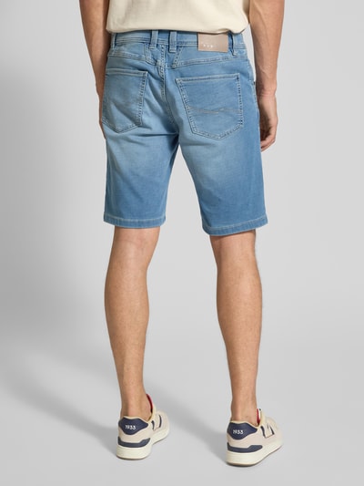 bugatti Modern Fit Jeansshorts im 5-Pocket-Design Marine 5