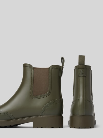 Lauren Ralph Lauren Chelsea Boots mit Zugschlaufe Oliv 2