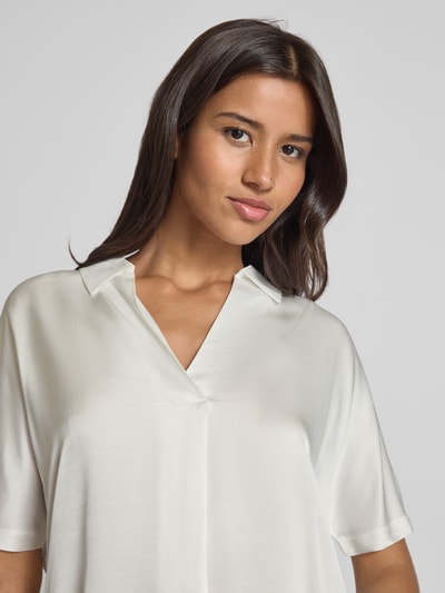 Someday Regular Fit Blusenshirt mit V-Ausschnitt Modell 'Kelucy' Offwhite 3