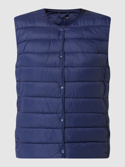 Montego Lichte bodywarmer met opstaande kraag  Donkerblauw - 2