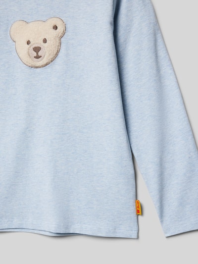 Steiff Longsleeve mit Logo-Badge Bleu 2