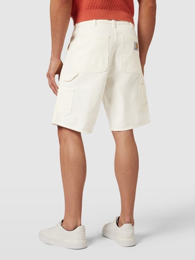 Carhartt Work In Progress Bermudas mit Eingrifftaschen Offwhite 5