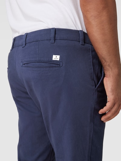 Jack & Jones Plus PLUS SIZE Stoffhose mit Knopf- und Reißverschluss Modell 'MARCO' Dunkelblau 3