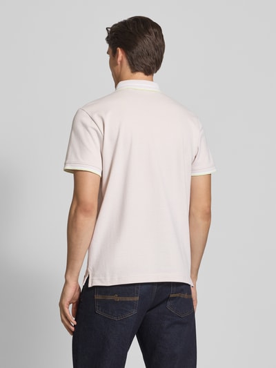 Tom Tailor Regular fit poloshirt van katoenmix Beige gemêleerd - 5
