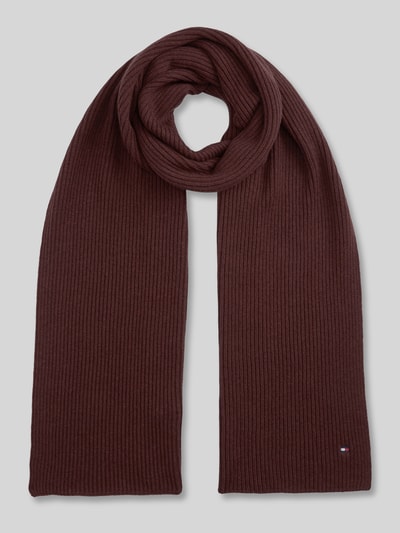 Tommy Hilfiger Schal mit Logo-Detail Bordeaux 1