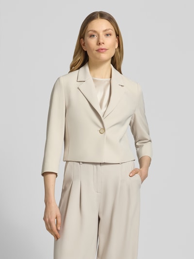 s.Oliver BLACK LABEL Regular Fit Kurzblazer mit Reverskragen Beige 4