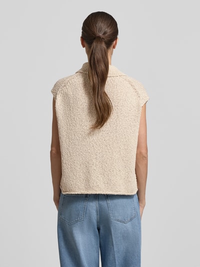Marc O'Polo relaxed fit pullover van katoenmix Steengrijs - 5
