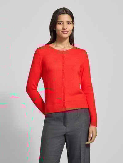 Christian Berg Woman Vest met knoopsluiting Lichtrood gemêleerd - 4