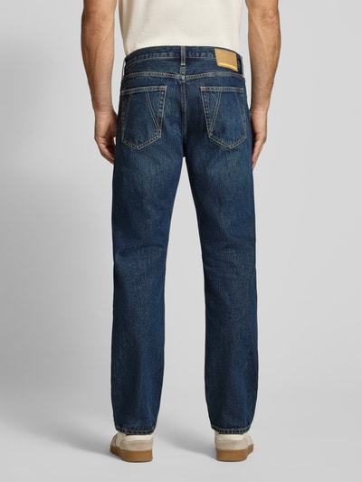 ARMEDANGELS straight fit jeans van pure katoen model 'MAADOX' Donkerblauw - 5