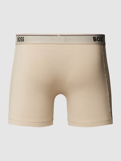 BOSS Trunks mit elastischem Logo-Bund im 3er-Pack Beige 3