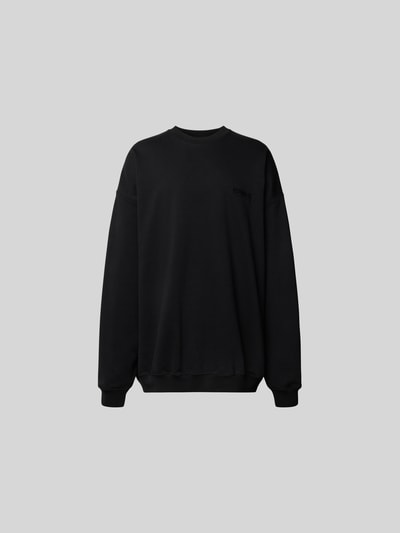 VETEMENTS Sweatshirt mit gerippten Abschlüssen Black 2