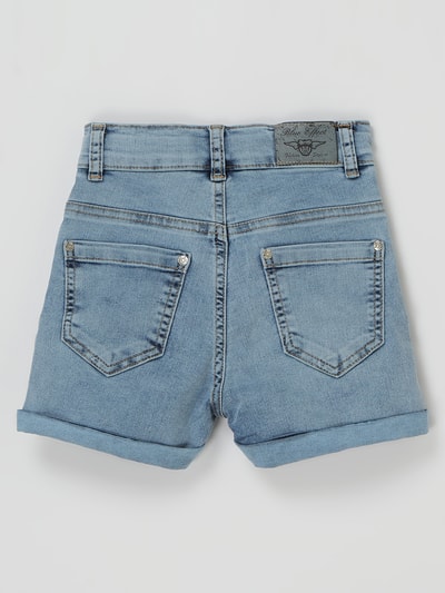 Blue Effect Korte high waist jeans met stretch  Jeansblauw - 4