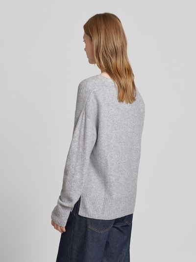 Tom Tailor Denim Pullover met V-hals Lichtgrijs gemêleerd - 5