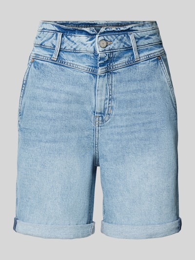 s.Oliver RED LABEL Relaxed Fit Jeansshorts aus Baumwoll-Mix Hellblau 2
