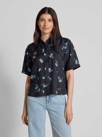 Jake*s Casual Regular Fit Bluse mit 1/2-Arm Black 4
