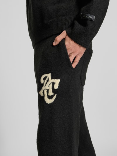 ANOTHER COTTON LAB Sweatpants mit elastischem Bund Black 3