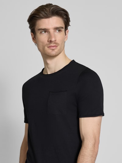 s.Oliver RED LABEL Regular Fit T-Shirt aus reiner Baumwolle Black 3
