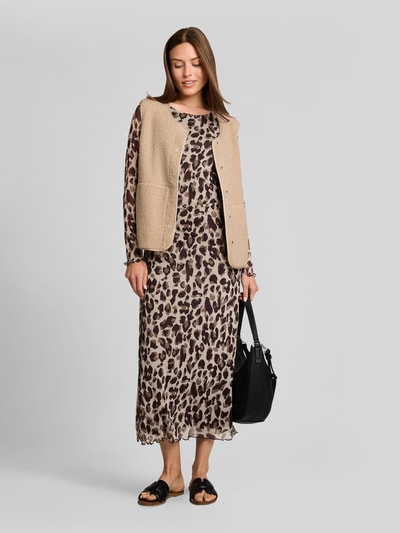 Tom Tailor Regular Fit Weste in Teddy-Optik  Beige 1