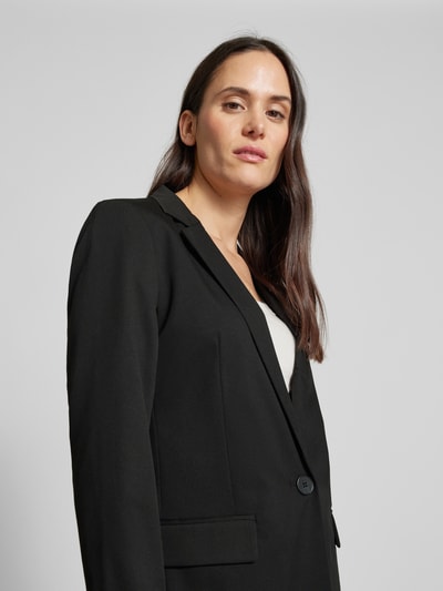 Vero Moda Relaxed Fit Longblazer aus Viskose-Mix Modell 'NILA' Black 3