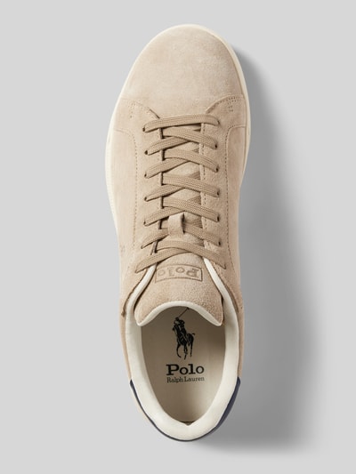 Polo Ralph Lauren Ledersneaker mit Label-Details Beige 3