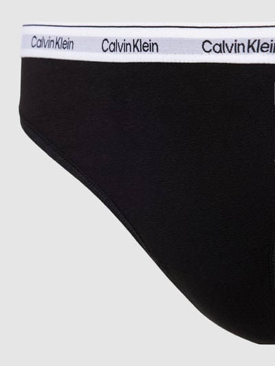 Calvin Klein Underwear String met elastische band met logo in een set van 5 stuks Zwart - 2