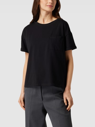 Esprit T-Shirt mit überschnittenen Schultern Black 4