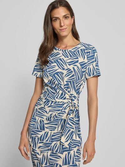 s.Oliver RED LABEL Jersey jurk van katoenmix Oceaanblauw - 3