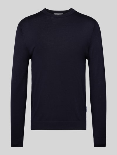 Only & Sons Gebreide pullover met ronde hals, model 'WYLER LIFE' Donkerblauw - 2