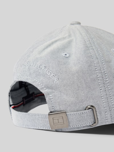 Tommy Hilfiger Basecap aus reiner Baumwolle Hellblau Melange 3