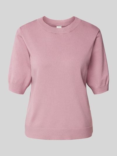 YAS Gebreide pullover met 1/2-mouwen, model 'LENA' Rosé - 2