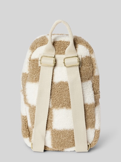 STUDIO NOOS Rucksack in Teddyfell-Optik Modell 'Binibamba' Camel 4