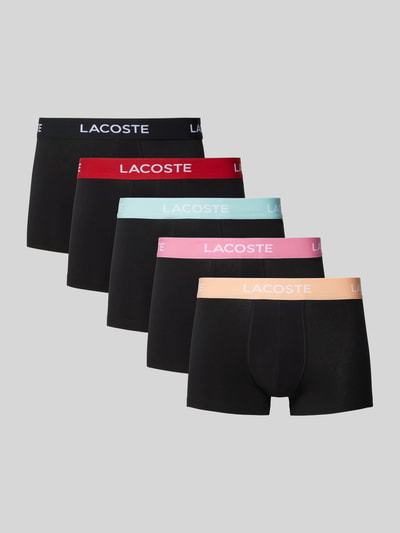 Lacoste Boxershort met band met label in een set van 3 stuks Zwart - 1