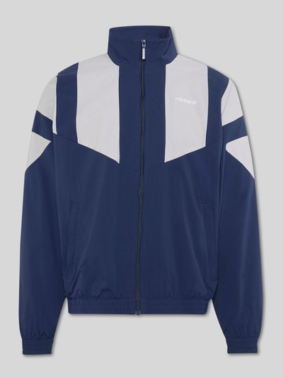 adidas Originals Relaxed Fit Sweatjacke mit Label-Stitching Marine 2