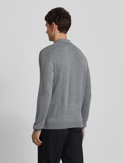 Antony Morato Gebreide pullover met polokraag Middengrijs gemêleerd - 5