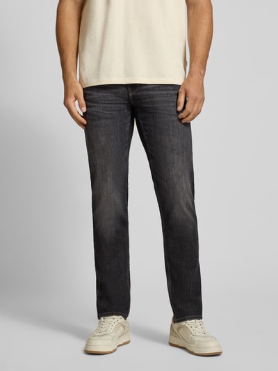 PME Legend Slim Fit Jeans mit Viskose-Anteil Modell 'Nightflight' Anthrazit 4