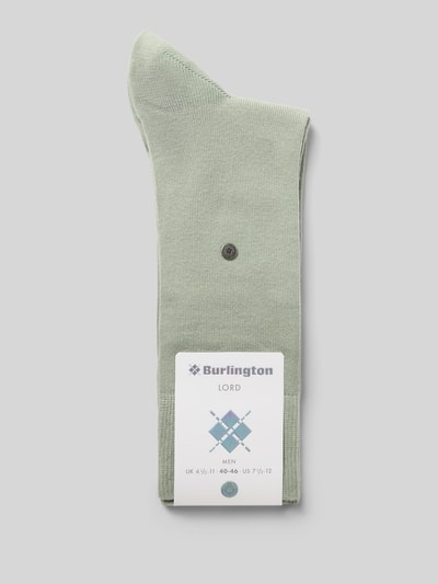 Burlington Socken mit Logo-Detail Modell 'Lord SO' Schilf 3