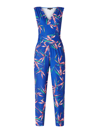 SMASHED LEMON Jumpsuit mit Schnürung  Blau 2