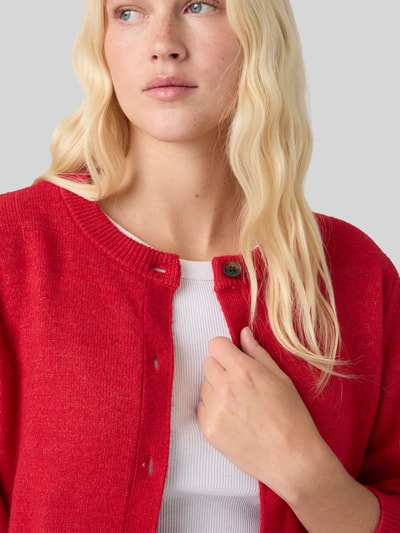 Levi's® Regular Fit Strickjacke mit Woll-Anteil Modell 'CLAIRE' Rot 3