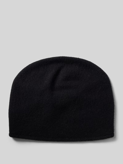 Loevenich Beanie mit geripptem Abschluss Black 1